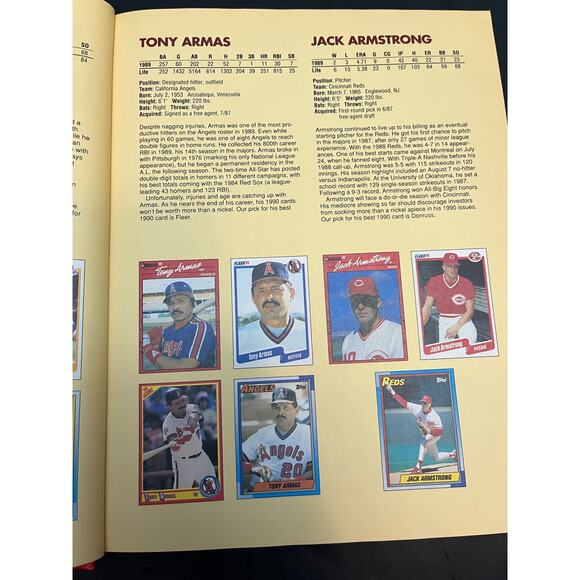 Complete Book of 1990 Baseball Cards Topps Donruss Fleer Score Tom Owens - Picture 5 of 8